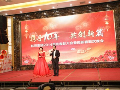 隆重舉辦2014 “攜手10年，共創(chuàng)新篇”年度表彰大會(huì)暨新春聯(lián)歡晚會(huì)